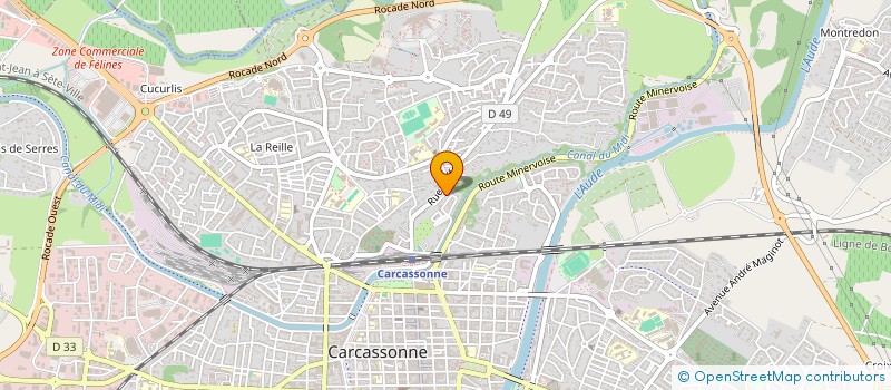 localisation de l'entreprise IS 32 à CARCASSONNE
