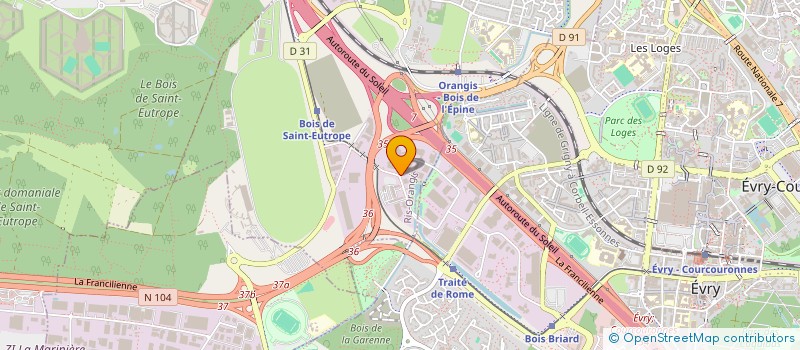 localisation de l'entreprise IS AUTO à RIS-ORANGIS