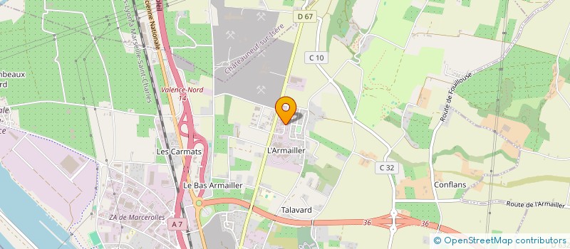 localisation de l'entreprise IS BATIMENT  BOURG-LES-VALENCE