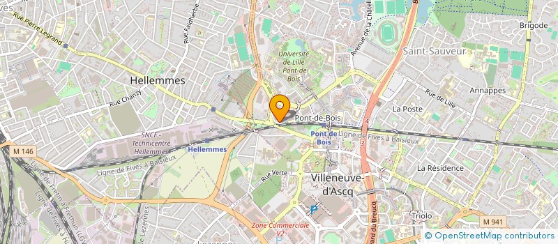 localisation de l'entreprise IS CARS 59 à VILLENEUVE-D'ASCQ