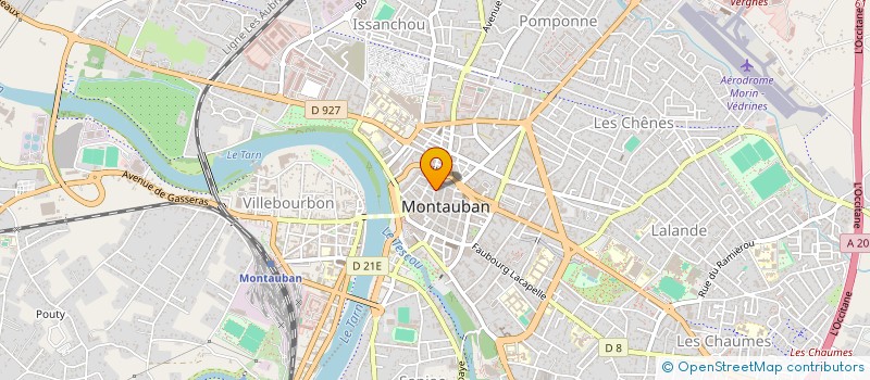localisation de l'entreprise IS COIFFURE  MONTAUBAN