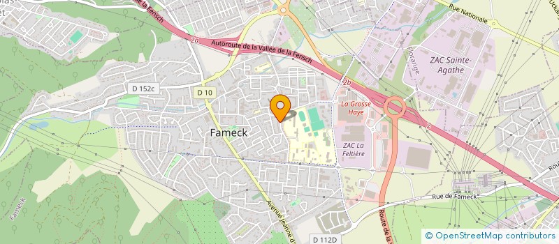 localisation de l'entreprise IS CONCEPT  FAMECK