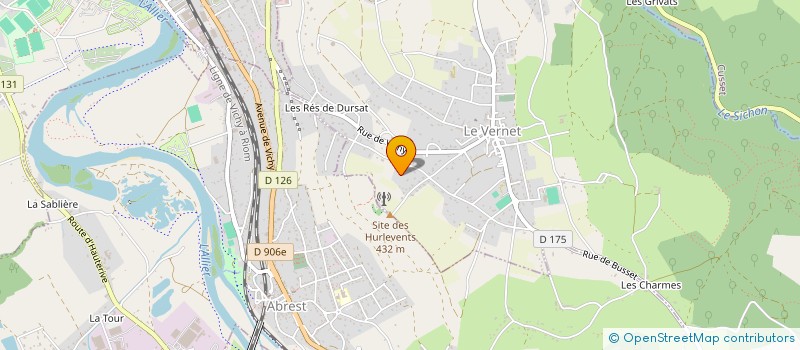 localisation de l'entreprise IS CONSTRUCTION à LE VERNET