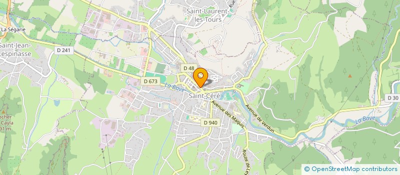 localisation de l'entreprise IS CONSULT  SAINT-CERE