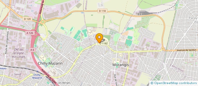 localisation de l'entreprise IS CONSULTING à MORANGIS