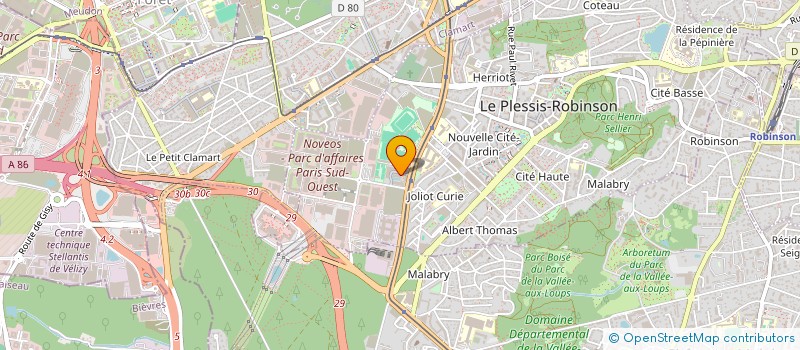 localisation de l'entreprise IS CONSULTING à LE PLESSIS-ROBINSON