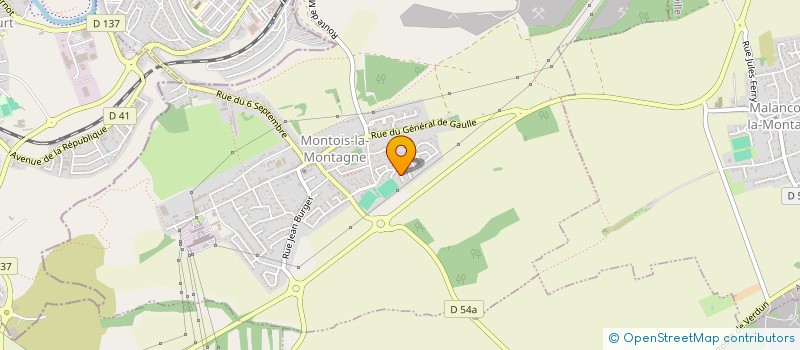 localisation de l'entreprise IS CREDITS  MONTOIS-LA-MONTAGNE