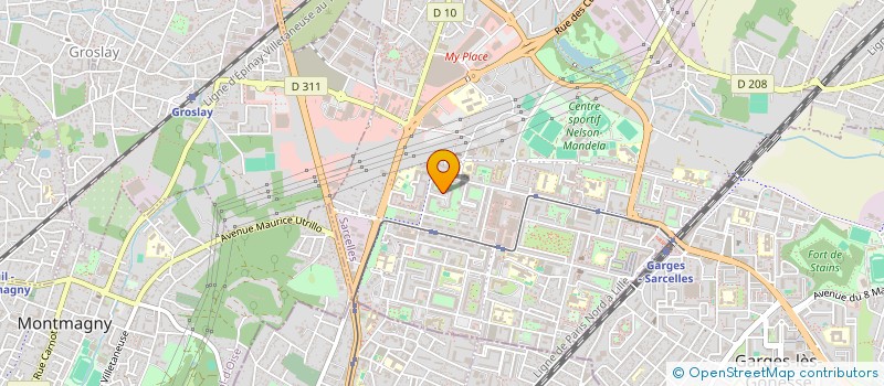 localisation de l'entreprise IS DIAG à SARCELLES