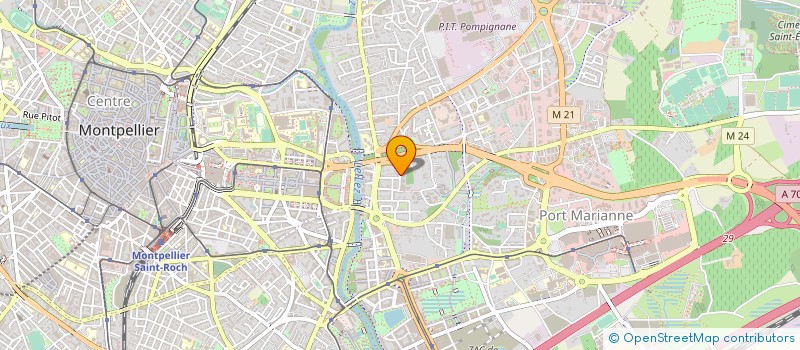 localisation de l'entreprise IS-EA à MONTPELLIER