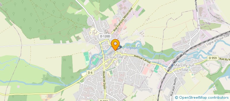 localisation de l'entreprise IS ELECTRO  IS-SUR-TILLE