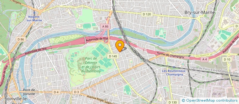 localisation de l'entreprise IS ETANCHE à CHAMPIGNY-SUR-MARNE