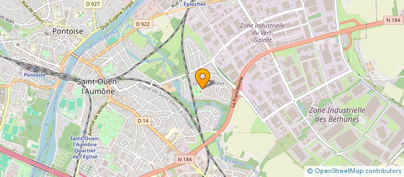 localisation de l'entreprise IS.FACT  SAINT-OUEN-L'AUMONE