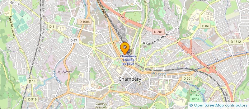 localisation de l'entreprise IS FRANCE à CHAMBERY