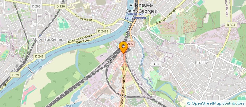 localisation de l'entreprise IS GROUPE DT  VIGNEUX-SUR-SEINE