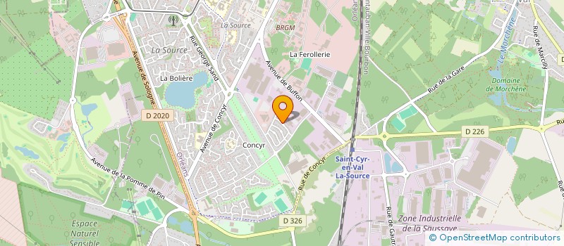 localisation de l'entreprise IS HOLDING à ORLEANS