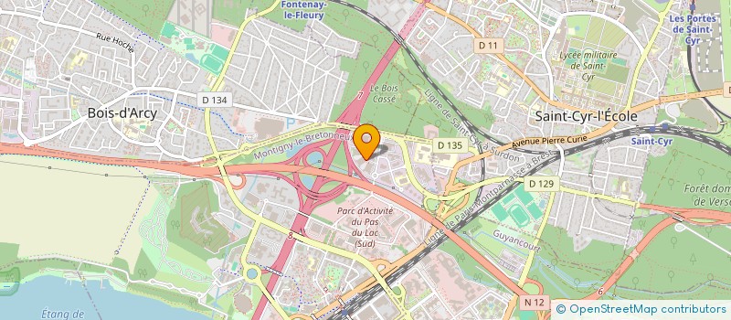 localisation de l'entreprise IS HOSPITALITY  MONTIGNY LE BRETONNEUX