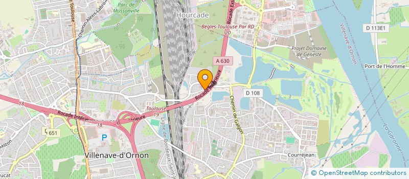 localisation de l'entreprise IS INVEST  VILLENAVE-D'ORNON