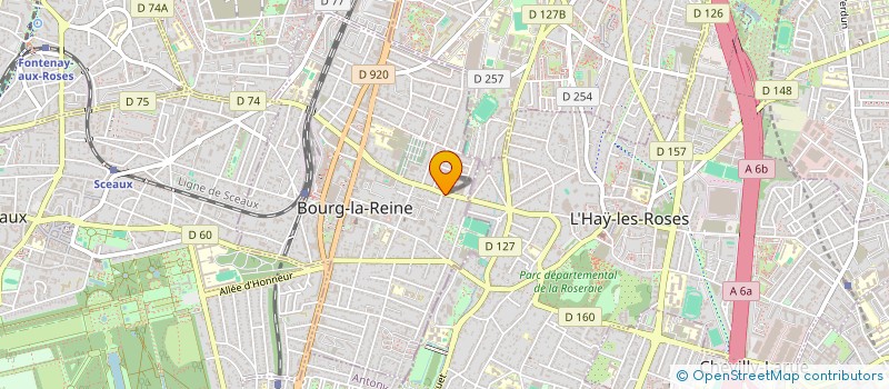 localisation de l'entreprise IS-KARE à BOURG-LA-REINE