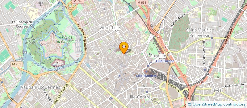 localisation de l'entreprise IS LILLE  LILLE