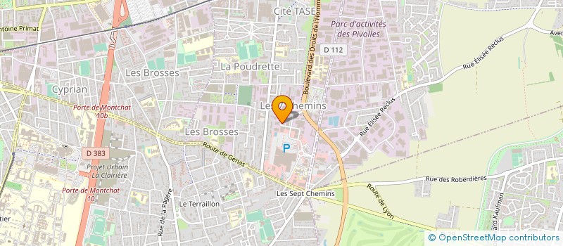 localisation de l'entreprise IS MAINTENANCE  VAULX-EN-VELIN