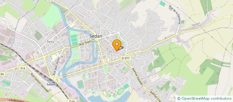 localisation de l'entreprise IS-MARKET  SEDAN