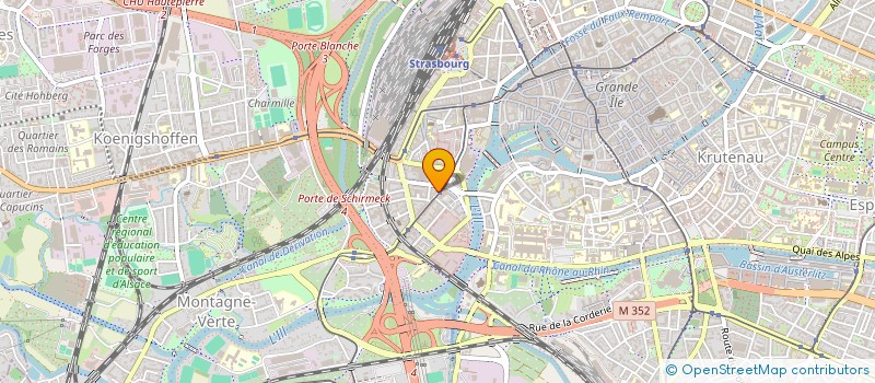 localisation de l'entreprise IS-NET à STRASBOURG