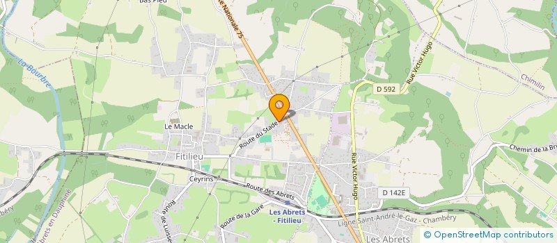 localisation de l'entreprise IS NICOLAS  LA BATIE-MONTGASCON