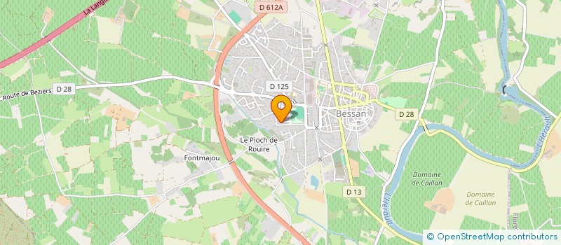 localisation de l'entreprise IS PEINTURE à BESSAN