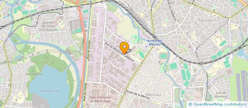 localisation de l'entreprise IS PLATRERIE à STRASBOURG