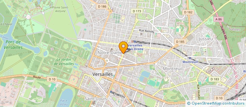 localisation de l'entreprise IS PRESTIGE à VERSAILLES