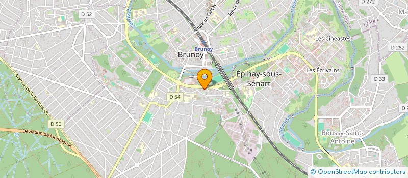 localisation de l'entreprise IS-PRODESIGN  BRUNOY