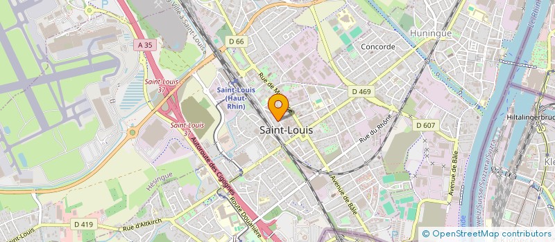localisation de l'entreprise IS.REINIG  SAINT-LOUIS