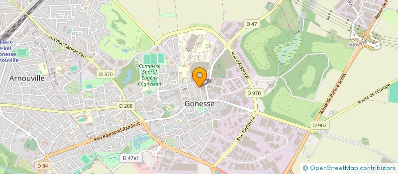 localisation de l'entreprise IS RENOV  GONESSE