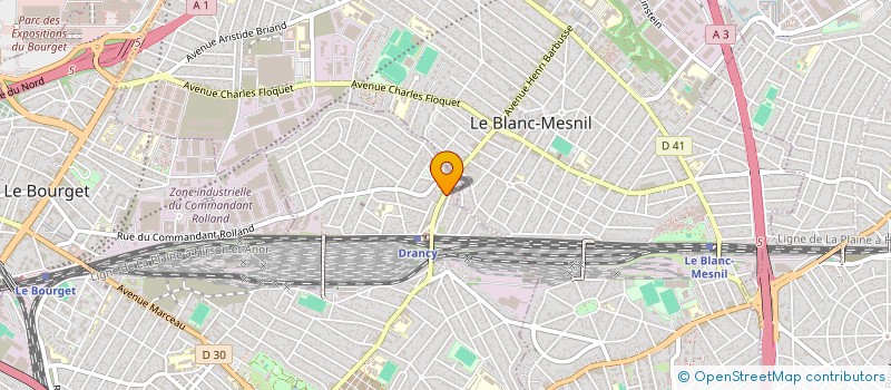 localisation de l'entreprise IS TRANS à DRANCY