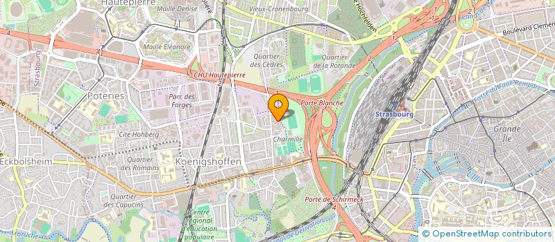 localisation de l'entreprise IS TRANSPORT à STRASBOURG