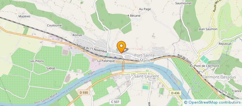 localisation de l'entreprise IS TRANSPORT  PORT-SAINTE-MARIE