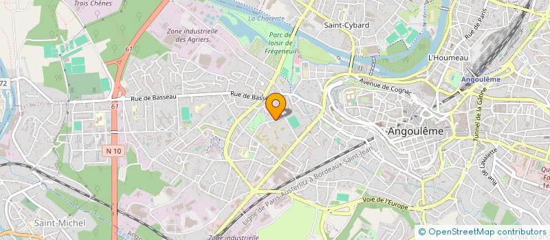 localisation de l'entreprise IS2A PRO  ANGOULEME