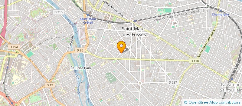 localisation de l'entreprise IS2XP-CONSEIL à SAINT-MAUR-DES-FOSSES