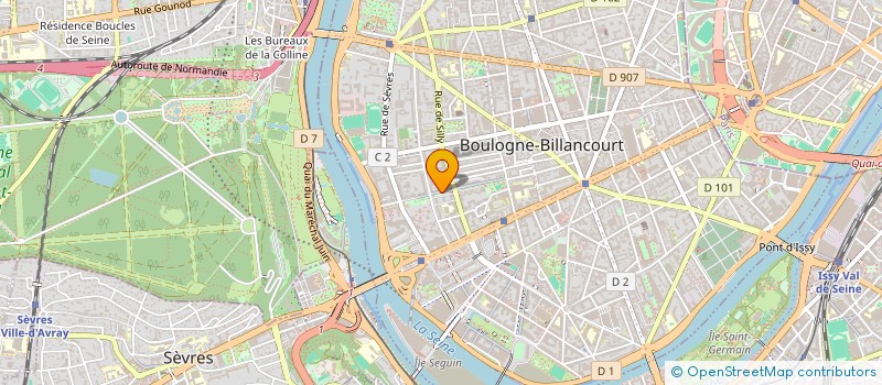 localisation de l'entreprise IS87 à BOULOGNE-BILLANCOURT