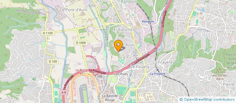 localisation de l'entreprise ISA à CANNES