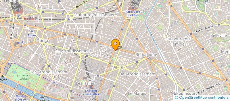 localisation de l'entreprise ISA  PARIS