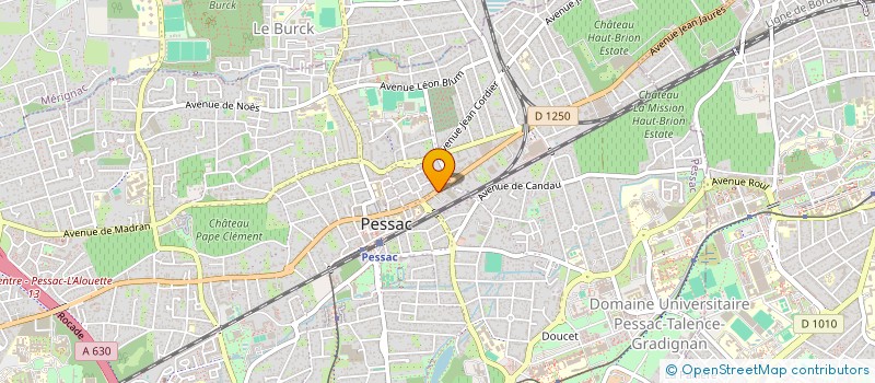 localisation de l'entreprise ISA à PESSAC