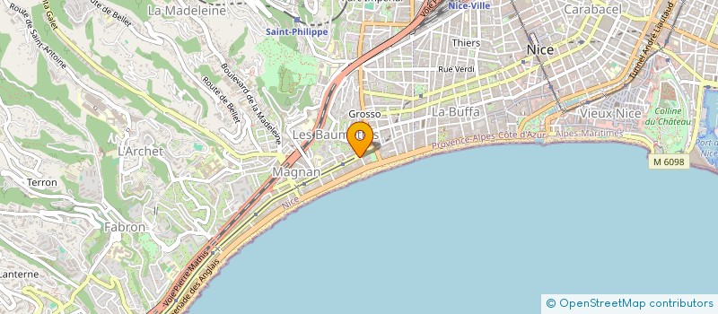 localisation de l'entreprise ISA à NICE