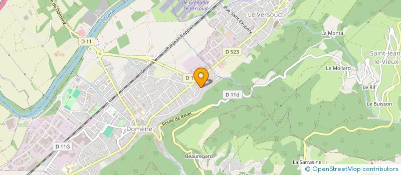 localisation de l'entreprise ISA  LE VERSOUD