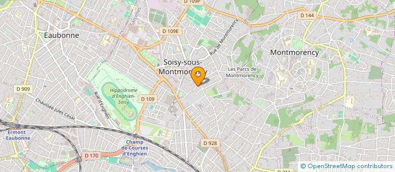 localisation de l'entreprise ISA  SOISY-SOUS-MONTMORENCY