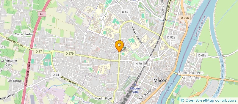 localisation de l'entreprise ISA à MACON