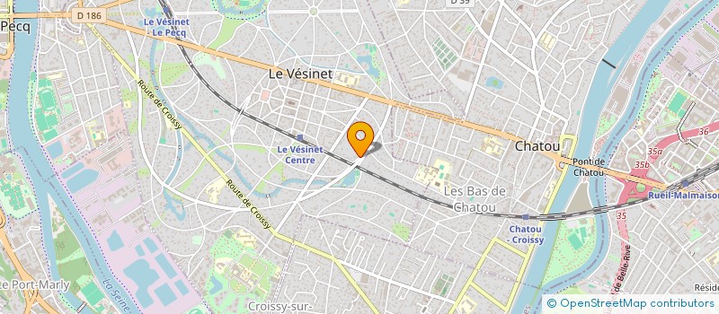 localisation de l'entreprise ISA  LE VESINET