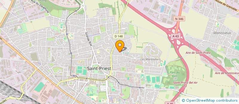 localisation de l'entreprise ISA  SAINT-PRIEST