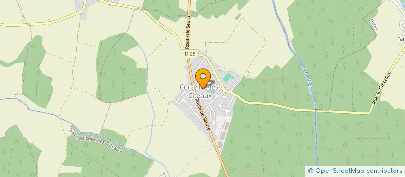 localisation de l'entreprise ISA  CORCELLES-LES-CITEAUX