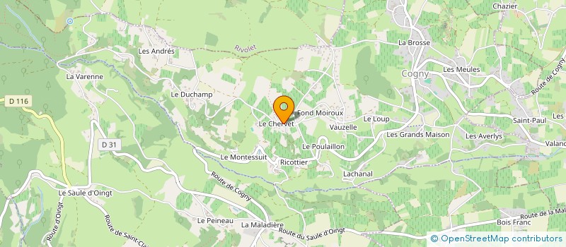 localisation de l'entreprise ISA  PORTE DES PIERRES DOREES